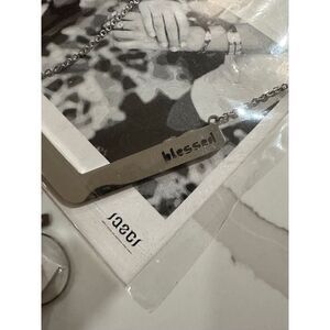 JAECI silver BLESSED angle necklace